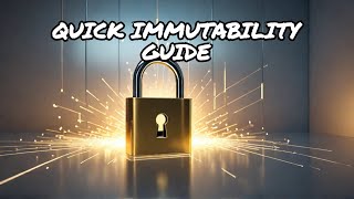 Immutability EXPLAINED in 5 Minutes! (Implemented in Java)