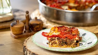 Low carb Moussaka without bechamel