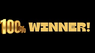 2ND BIGGEST 100% WINNER!