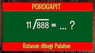 POROGAPIT MATEMATIKA KELAS 3 RATUSAN