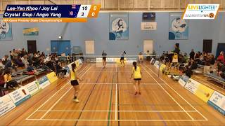 LiveLighter WA Open State Championships WD Final