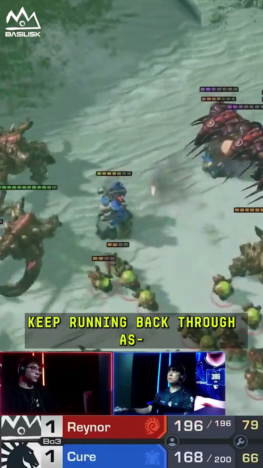 Reynor swarms Cure at #Dreamhack Dallas #Starcraft2