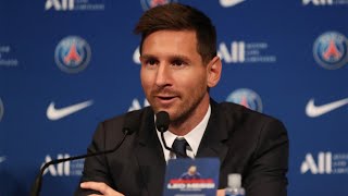In full: Lionel Messi holds press conference in Paris following transfer to PSG
