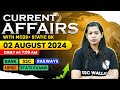 2 August 2024 | Current Affairs 2024 | Current Affairs Today | Daily Current Affairs | Krati Mam