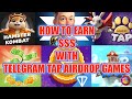 How To EARN PLAYING Telegram Tap Airdrop Games On TON