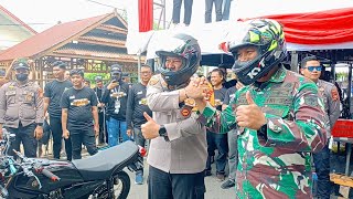 DI IKUTI RATUSAN PESERTA,KAPOLRES BUKA DRAG BIKE CUP I DAN UJI LINTASAN BERSAMA DANDIM 1424