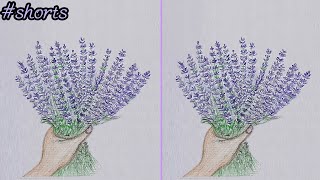 Lavender drawing/ speed drawing #shorts
