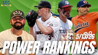 Latest SEC Baseball POWER RANKINGS via Chris Phillips | Glue Guys EXTRA