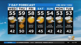 New York Weather: CBS2 11/24 Evening Forecast at 6PM
