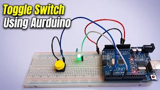 How To Make A Simple Toggle Switch Using Aurduino #toggleswitch #creation #diy