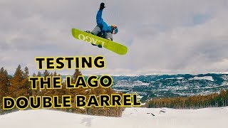 Testing Lago Snowboards Double Barrel 2020 at Breckenridge Colorado!!