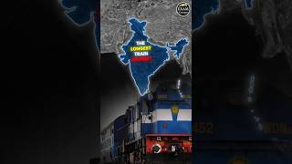 The Longest Train Journey of India#shorts#ytshorts #facts #viralvideo #railway #byomsir #trending