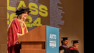 AKTO Graduation Ceremony 2024 | Χαιρετισμός Δρ. Στέλλας Κυρίμη