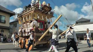 お山上り　四丁目の山車、御仮殿へ　潮来祇園祭禮2016　千秋楽　00223