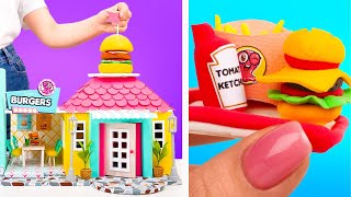 Welcome to the Mini Burger Restaurant! 🍔🍟 Easy Cardboard Crafts✨ by Slick Slime Sam's Maker World