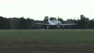 Glasair III, N540DS landing at KHWY on 10/20/12