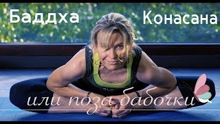 БАДДХА КОНАСАНА или как сделать бабочку