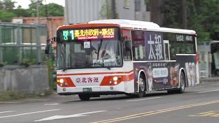 臺北客運 大宇BS120CN成運低底盤 綠1路線 456-FZ 2012出廠