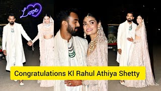 Kl Rahul Athiya Shetty First vidoe After Marriage 😍 Fabulous 😍 Came To Pose For Media 😱😍