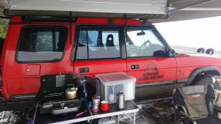 First Test Of Bundutec Bunduawn 360 Degree Awning And It Snowed In Mid March!!!!