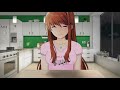 monika wants a goodnight kiss doki doki literature club monika after story