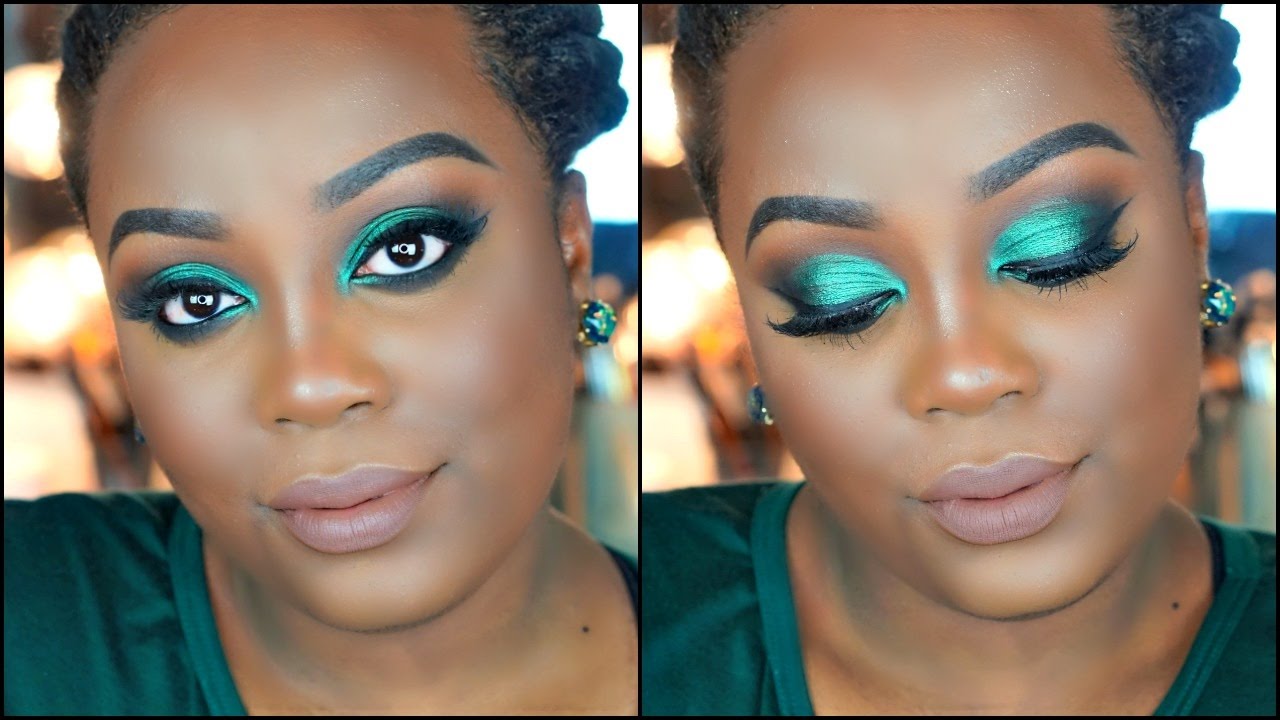 MAKEUP TUTORIAL| Emerald Green Smokey Eye| MakeupGeek Shadows - YouTube