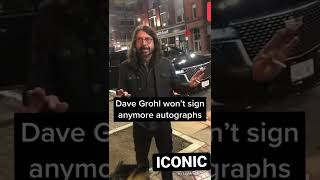 #DaveGrohl says he won't sign autographs unless its for charity #shorts