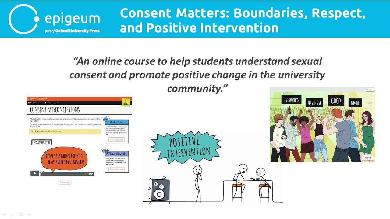 Consent Matters: Boundaries, Respect And Positive Intervention - YouTube