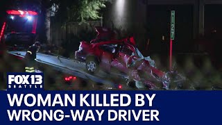 Teen arrested after deadly wrong-way, head-on crash on I-5 in Lakewood, WA