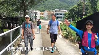 山中人：大埔-汀角路-蝦地下-船灣三宮廟-洞梓路-洞梓觀音廟-鴉山村-洞梓路-普門路-慈山觀音寺大門前-洞梓路-汀角路-大埔