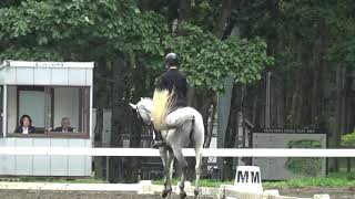 第55回北日本学生馬術大会　2年金澤＆杜千白(学生賞典馬場馬術競技)