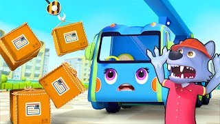 Crane Truck and Big Bad Wolf | Cars for Kids | Nursery Rhymes | Kids Songs | Kids Cartoon | BabyBus