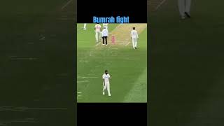 Bumrah fight scene vs australia team ! Jasprit Bumrah vs sam konstas cricket match video