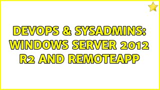 Devops Sysadmins Windows Server 2012 R2 Datacenter Activation Issue 2