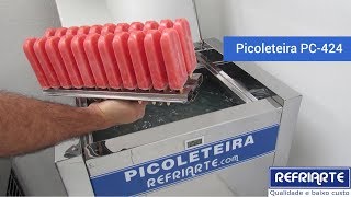 Máquina de picolé PC-424 - Refriarte - Produção picolé ou paleta mexicana