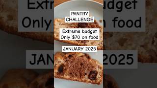 Pantry challenge | I spend only $70 on food | January 2025| extreme budget🤷‍♀️ #shortvideo #food