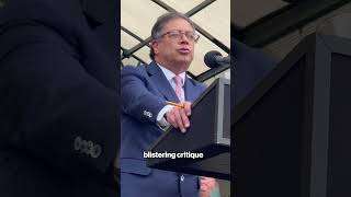 Colombia’s President Gustavo Petro buckles under Trump’s trade war threat #shorts