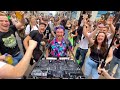 Insane Walking DJ Set at Protest (100k people)