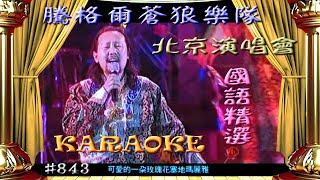 Karaoke國語經典金曲之騰格爾蒼狼樂隊北京演唱會2 (有人聲及歌詞字幕) Karaoke pops in Mandarin with lyrics-Teng Ge Er Peking Live