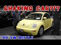 SHAKING CAR? What causes vibrations in ANY vehicle? CAR WIZARD explains how using a ‘99 VW Beetle