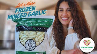 Let's Make Months' Worth of Frozen Crushed Garlic 🧄 Make Meal Prep Easy