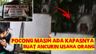 PENAMPAKAN POCONG KIRIMAN BUAT ANCURIN USAHA ORANG #penampakan