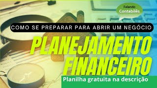 Planejamento financeiro: demonstração com uso de planilha de EXCELr