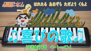 喜びの歌（第九）【鍵盤ハーモニカ】♪やあやともっしー♪♫簡単鍵盤ハーモニカ♫