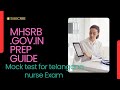 MHSRB TELANGANA MOCK TEST EXAM FOR NURSES - TOP TIPS TO SUCCEED