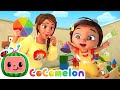 The Colors Song (with Nina) | CoComelon Nursery Rhymes & Kids Songs