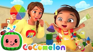 The Colors Song (with Nina) | CoComelon Nursery Rhymes & Kids Songs
