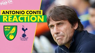 Antonio Conte Reaction | Norwich City 0-5 Tottenham Hotspur | The Pink Un