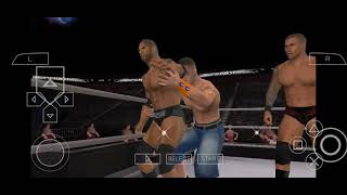 JOHN CENA VS BATISTA AND RANDY ORTON 1VS2 HANDICAP MATCH