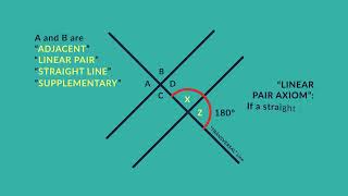 10.9 Lines and angles: The linear pair axiom #angles #math
